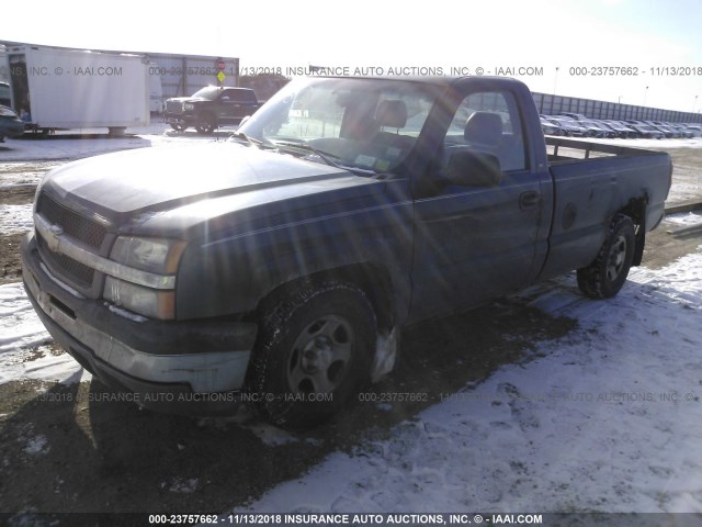 1GCEC14X23Z274391 - 2003 CHEVROLET SILVERADO C1500 GRAY photo 2