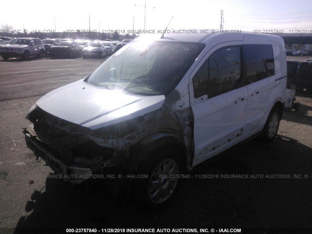 NM0LS6F72F1211389 - 2015 FORD TRANSIT CONNECT XLT WHITE photo 2