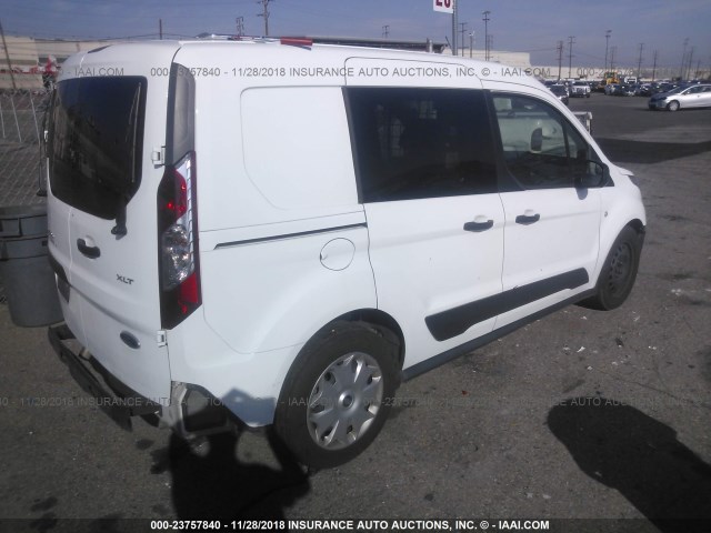 NM0LS6F72F1211389 - 2015 FORD TRANSIT CONNECT XLT WHITE photo 4