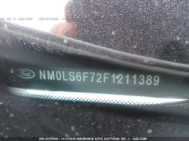 NM0LS6F72F1211389 - 2015 FORD TRANSIT CONNECT XLT WHITE photo 9