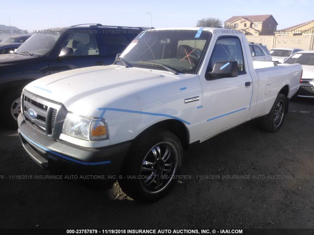 1FTYR10U48PA45883 - 2008 FORD RANGER WHITE photo 2