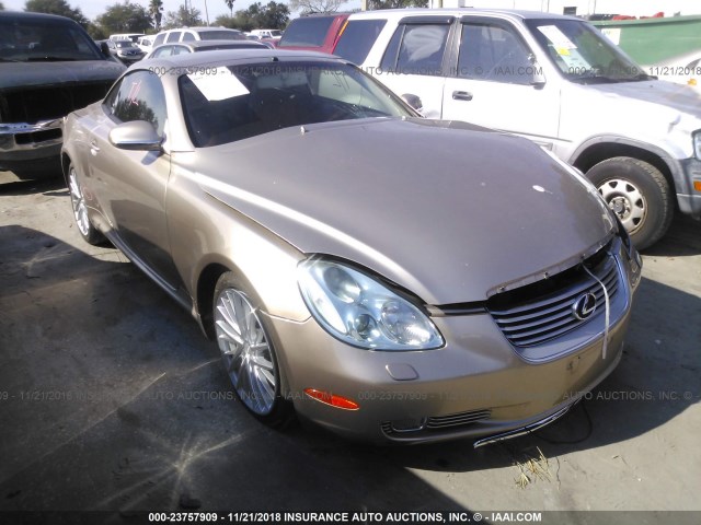 JTHFN48Y340052532 - 2004 LEXUS SC 430 GOLD photo 1