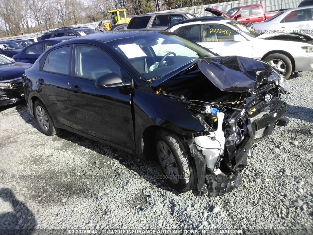 3KPA24AB1JE137494 - 2018 KIA RIO LX/S BLACK photo 1