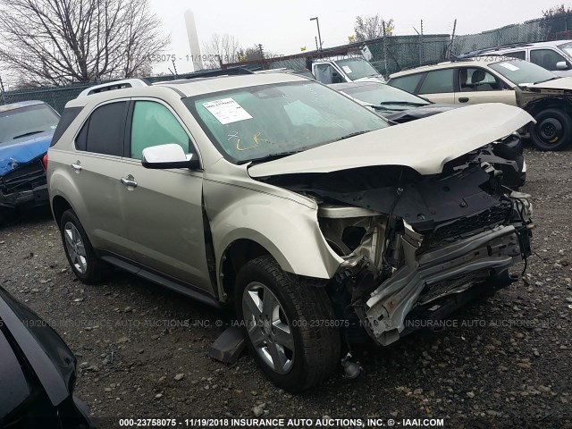 2GNALDEK5E6190445 - 2014 CHEVROLET EQUINOX LTZ TAN photo 1