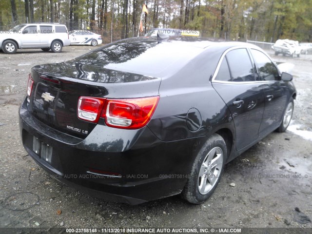 1G11B5SL8FF226837 - 2015 CHEVROLET MALIBU LS 黑色 照片 4