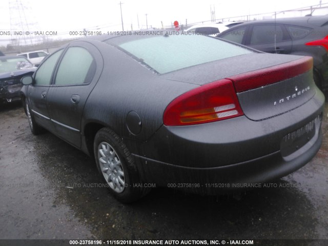 2B3AD46V54H624740 - 2004 DODGE INTREPID SE GRAY photo 3