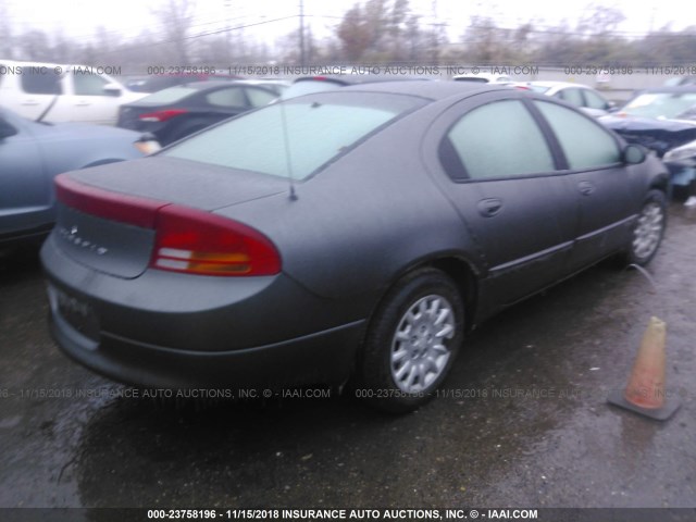 2B3AD46V54H624740 - 2004 DODGE INTREPID SE GRAY photo 4