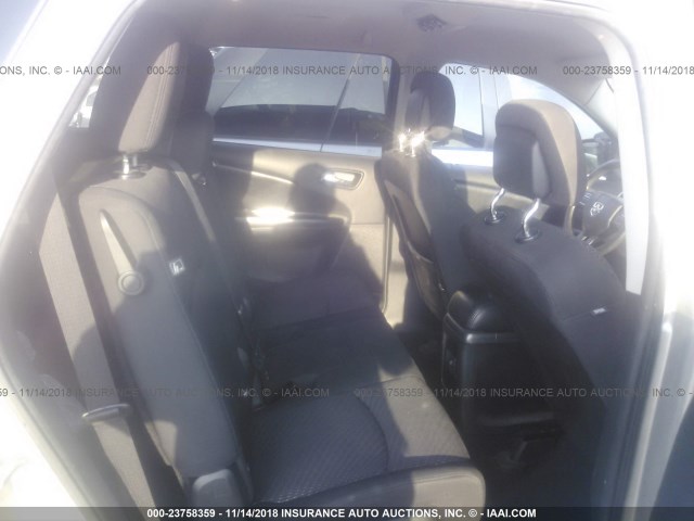 3D4PG1FG4BT568782 - 2011 DODGE JOURNEY MAINSTREET SILVER photo 8