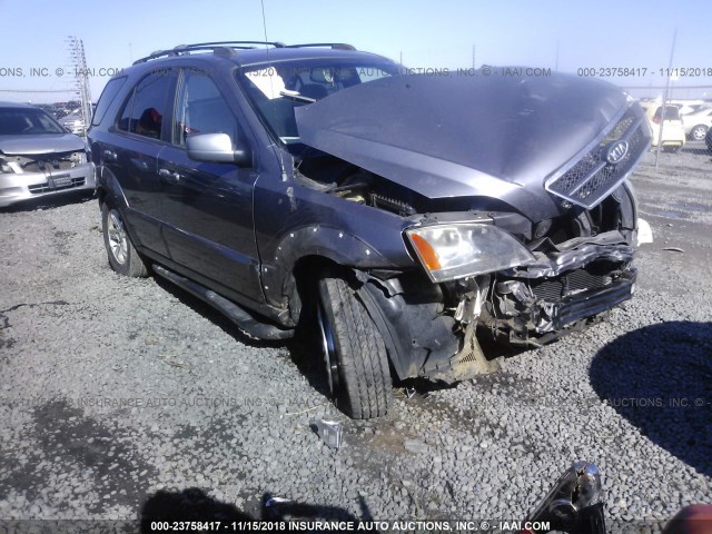 KNDJC733565502704 - 2006 KIA SORENTO EX/LX GRAY photo 1