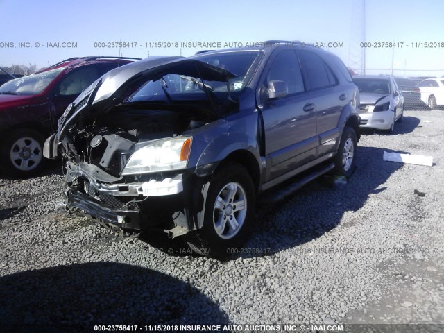 KNDJC733565502704 - 2006 KIA SORENTO EX/LX GRAY photo 2