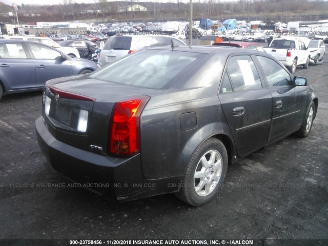 1G6DP567950209990 - 2005 CADILLAC CTS HI FEATURE V6 GRAY photo 4