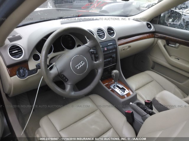 WAUAC48H16K005859 - 2006 AUDI A4 1.8 CABRIOLET BEIGE photo 5