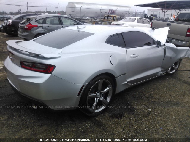 1G1FF1R7XH0174371 - 2017 CHEVROLET CAMARO SS SILVER photo 4