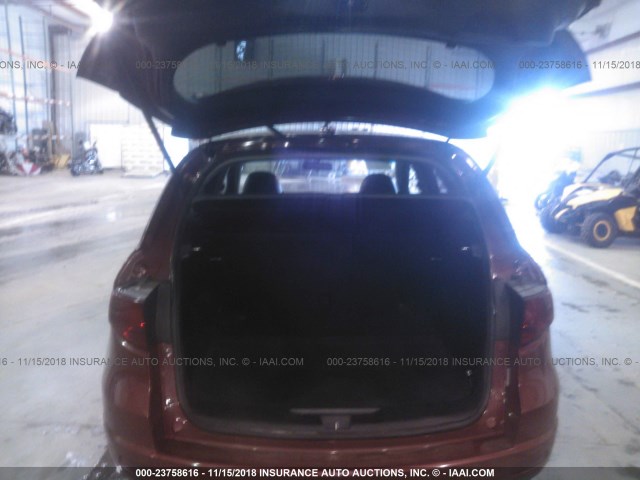 5J8TB18537A010489 - 2007 ACURA RDX TECHNOLOGY RED photo 6