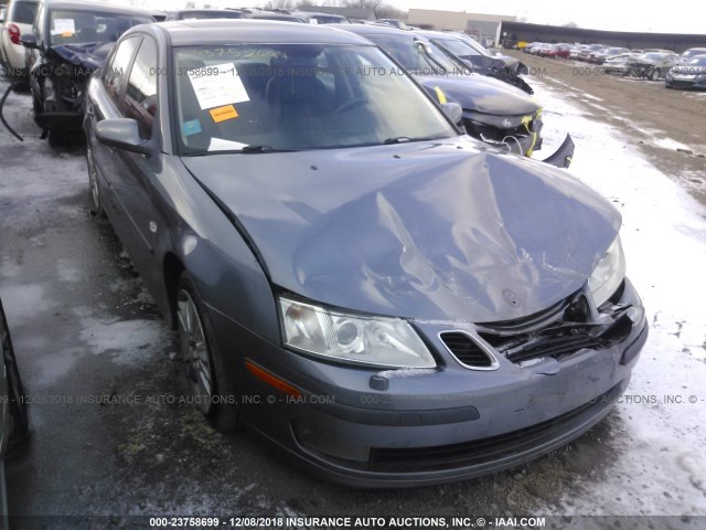 YS3FD46Y971118693 - 2007 SAAB 9-3 2.0T GRAY photo 1