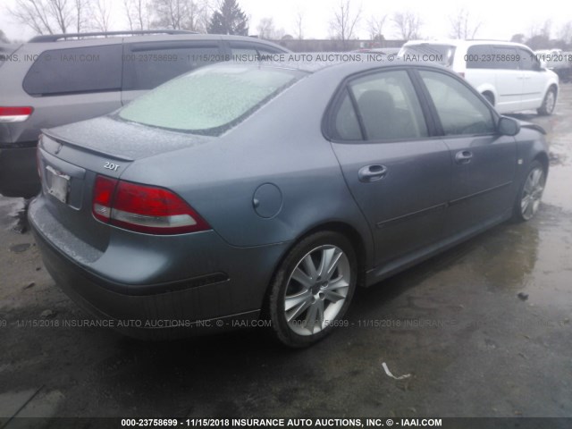 YS3FD46Y971118693 - 2007 SAAB 9-3 2.0T GRAY photo 4