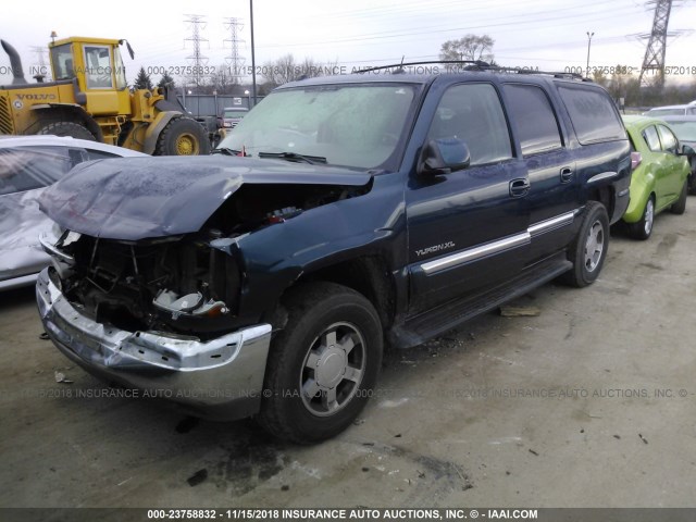 1GKFK16Z15J149796 - 2005 GMC YUKON XL K1500 Navy photo 2