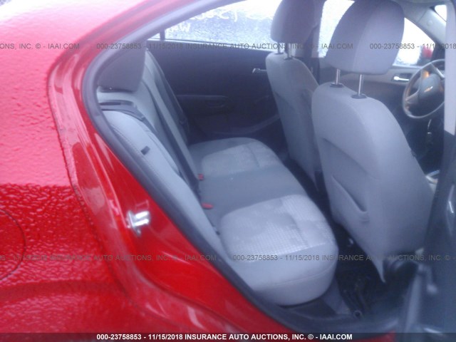 1G1JA5SH1C4115746 - 2012 CHEVROLET SONIC LS RED photo 8