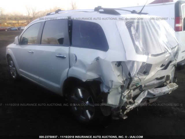 3D4PH9FV7AT283339 - 2010 DODGE JOURNEY R/T WHITE photo 3