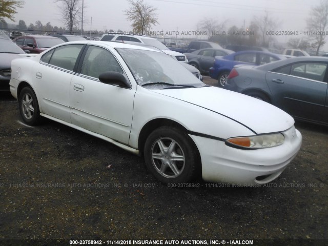 1G3NL52FX4C239636 - 2004 OLDSMOBILE ALERO GL WHITE photo 1