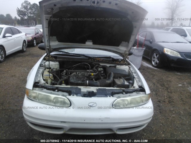 1G3NL52FX4C239636 - 2004 OLDSMOBILE ALERO GL WHITE photo 10