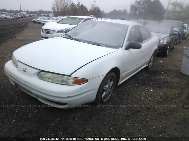 1G3NL52FX4C239636 - 2004 OLDSMOBILE ALERO GL WHITE photo 2