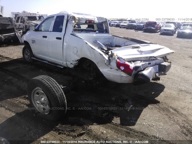 1C6RR6FG2KS529890 - 2019 RAM 1500 CLASSIC TRADESMAN WHITE photo 3