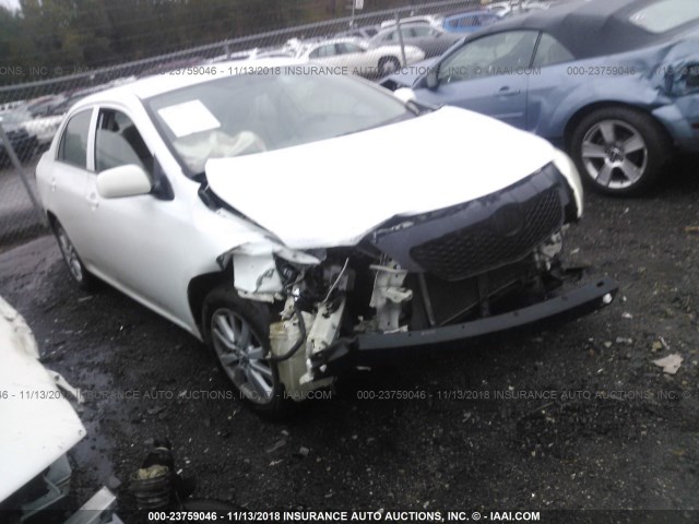 JTDBL40E29J038274 - 2009 TOYOTA COROLLA LE/XLE WHITE photo 1