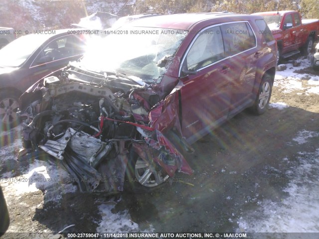 2GKFLVEK3F6416024 - 2015 GMC TERRAIN SLE RED photo 2