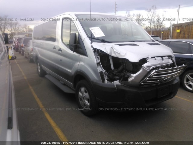 1FBZX2YM1JKA91294 - 2018 FORD TRANSIT T-350 SILVER photo 1