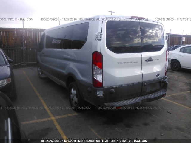 1FBZX2YM1JKA91294 - 2018 FORD TRANSIT T-350 SILVER photo 3