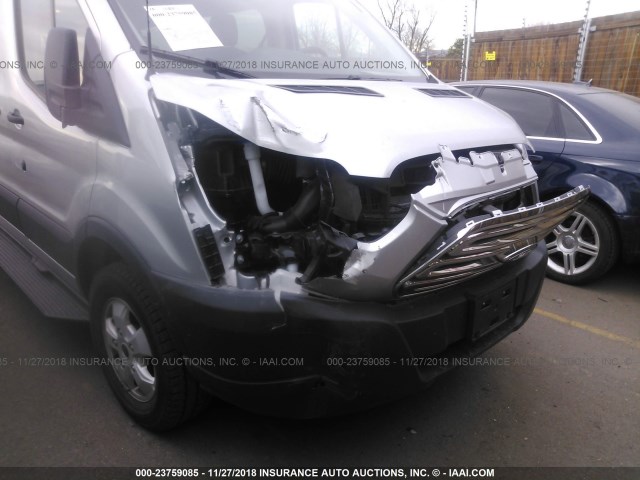 1FBZX2YM1JKA91294 - 2018 FORD TRANSIT T-350 SILVER photo 6