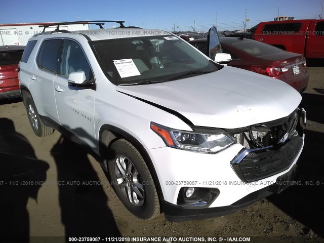 1GNEVGKW6JJ263288 - 2018 CHEVROLET TRAVERSE LT SILVER photo 1