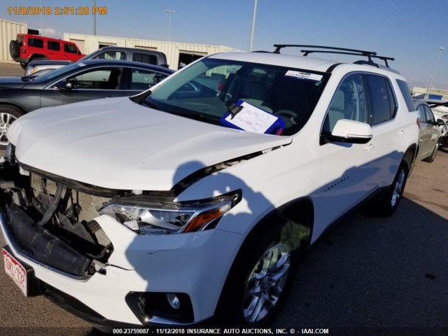 1GNEVGKW6JJ263288 - 2018 CHEVROLET TRAVERSE LT SILVER photo 11