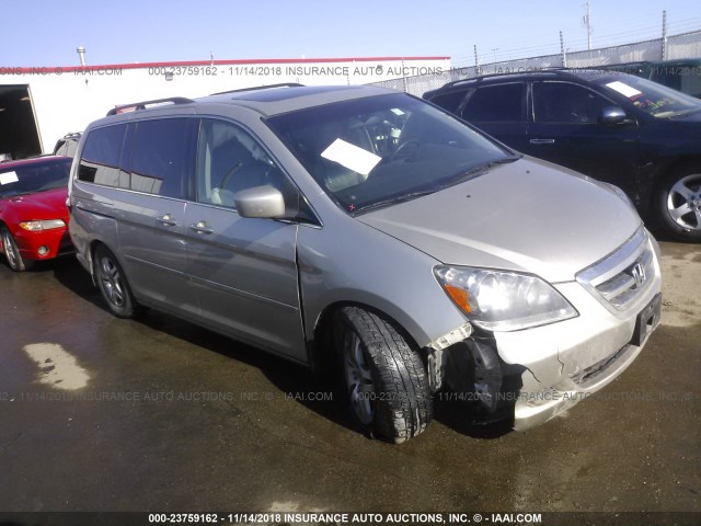 5FNRL38687B461368 - 2007 HONDA ODYSSEY EXL SILVER photo 1