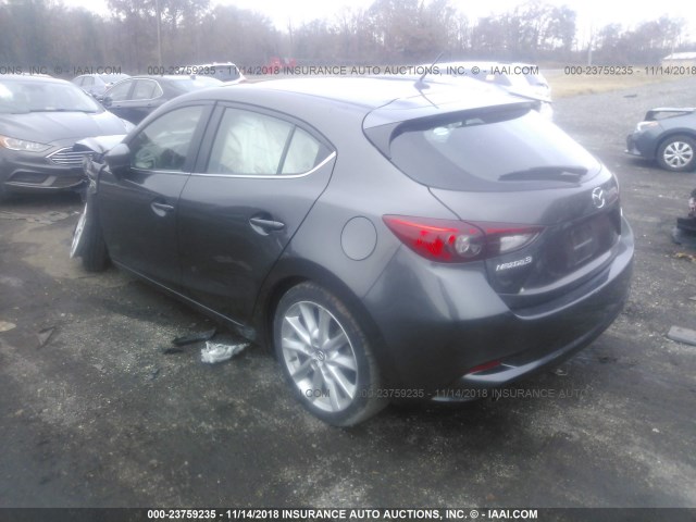 3MZBN1L36HM143014 - 2017 MAZDA 3 TOURING GRAY photo 3