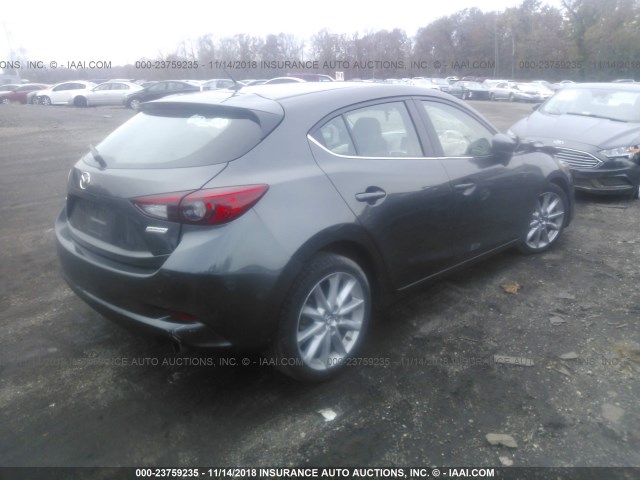 3MZBN1L36HM143014 - 2017 MAZDA 3 TOURING GRAY photo 4