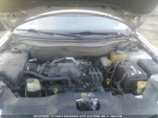 2A8GM48L38R656034 - 2008 CHRYSLER PACIFICA LX SILVER photo 10