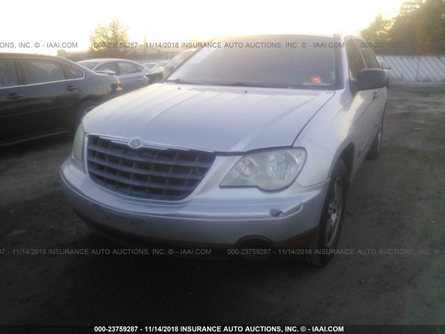 2A8GM48L38R656034 - 2008 CHRYSLER PACIFICA LX SILVER photo 6