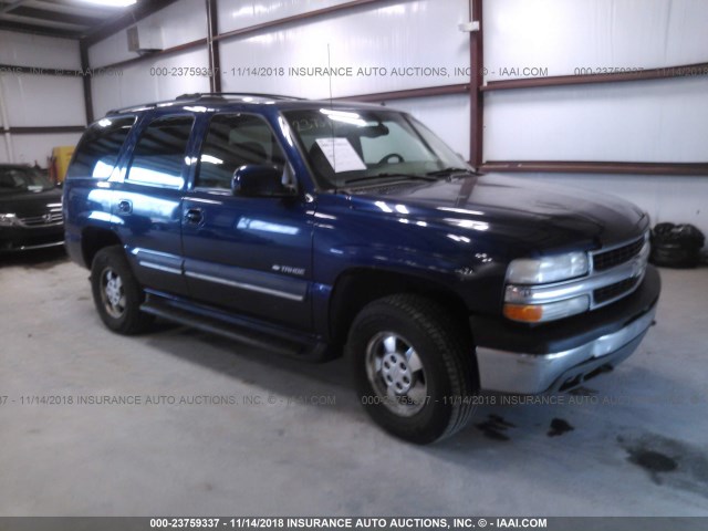 1GNEK13Z92J216577 - 2002 CHEVROLET TAHOE K1500 Dark Blue photo 1