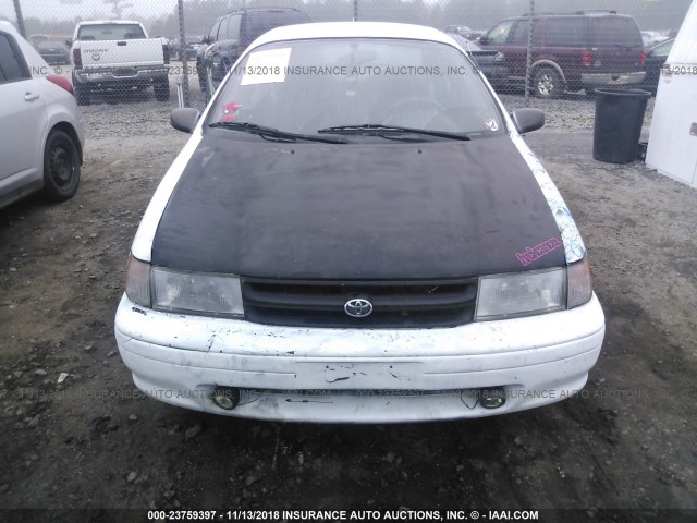 JT2EL43T6R0470937 - 1994 TOYOTA TERCEL DX WHITE photo 6