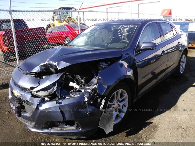 1G11C5SL5FF127910 - 2015 CHEVROLET MALIBU 1LT GRAY photo 2