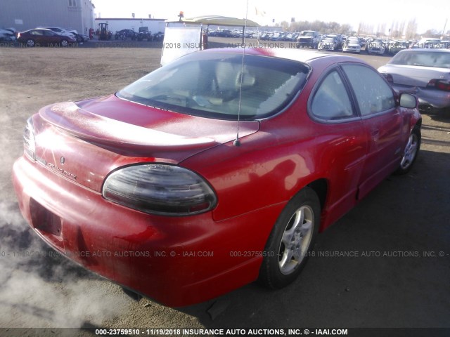 1G2WP1216VF244696 - 1997 PONTIAC GRAND PRIX GTP RED photo 4