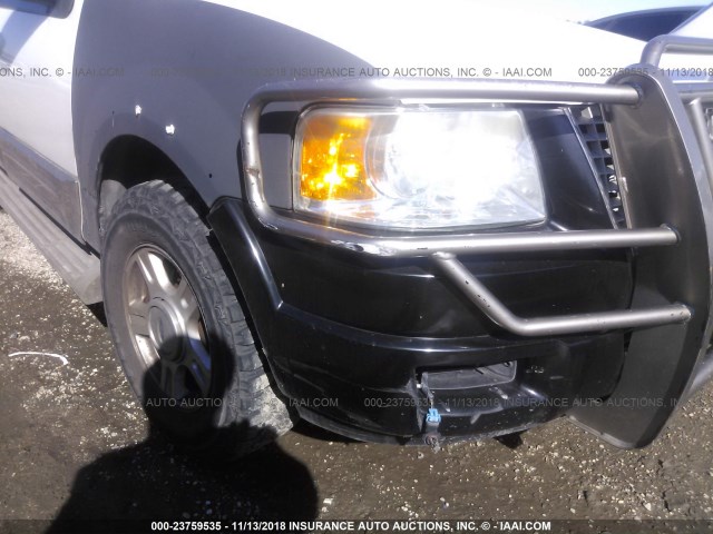 1FMPU17L64LB35301 - 2004 FORD EXPEDITION EDDIE BAUER WHITE photo 6