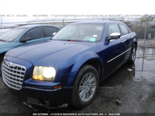 2C3CA5CV9AH173550 - 2010 CHRYSLER 300 TOURING BLUE photo 2