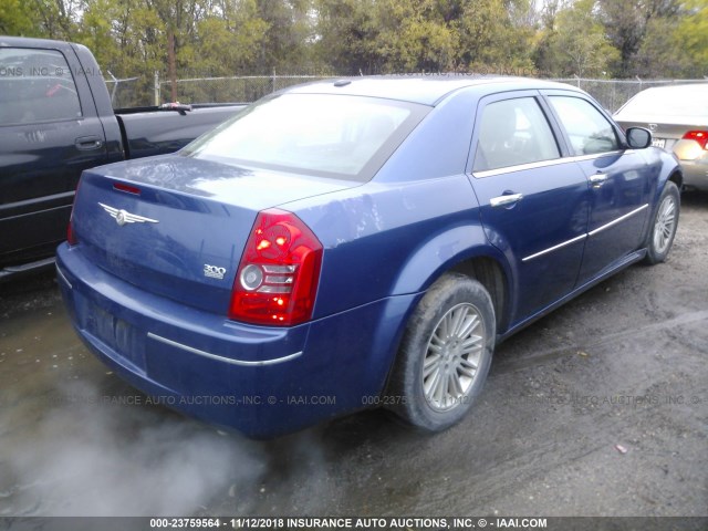 2C3CA5CV9AH173550 - 2010 CHRYSLER 300 TOURING BLUE photo 4