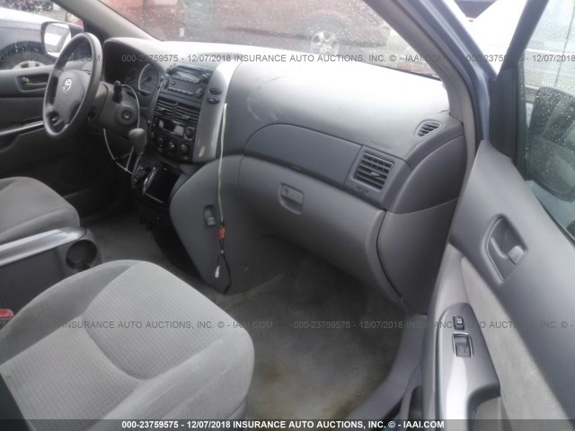 5TDZA23C06S451084 - 2006 TOYOTA SIENNA CE/LE BLUE photo 5