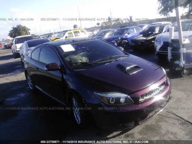 JTKDE177560120504 - 2006 TOYOTA SCION TC 红色 照片 1
