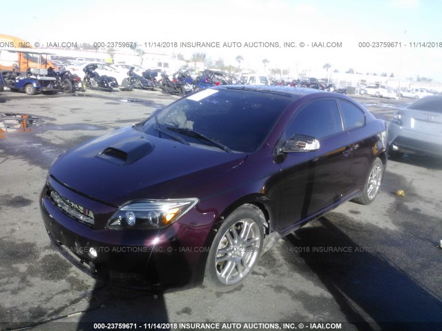 JTKDE177560120504 - 2006 TOYOTA SCION TC 红色 照片 2