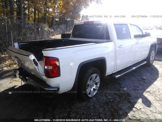 3GTP1UEC9EG476966 - 2014 GMC SIERRA C1500 SLE WHITE photo 4